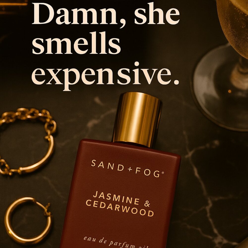 Sand + Fog Jasmine & Cedarwood Parfum Oil + Bonus Insider Layering Guide